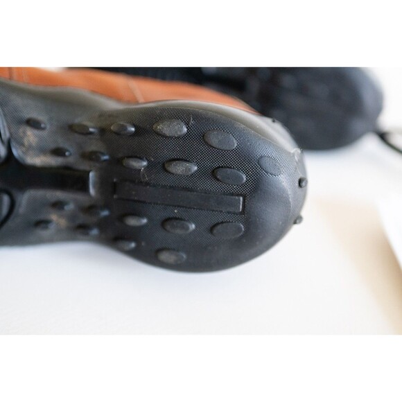 Men's Brown Leather Casual Lace-Up Shoes - Picture 7 of 8